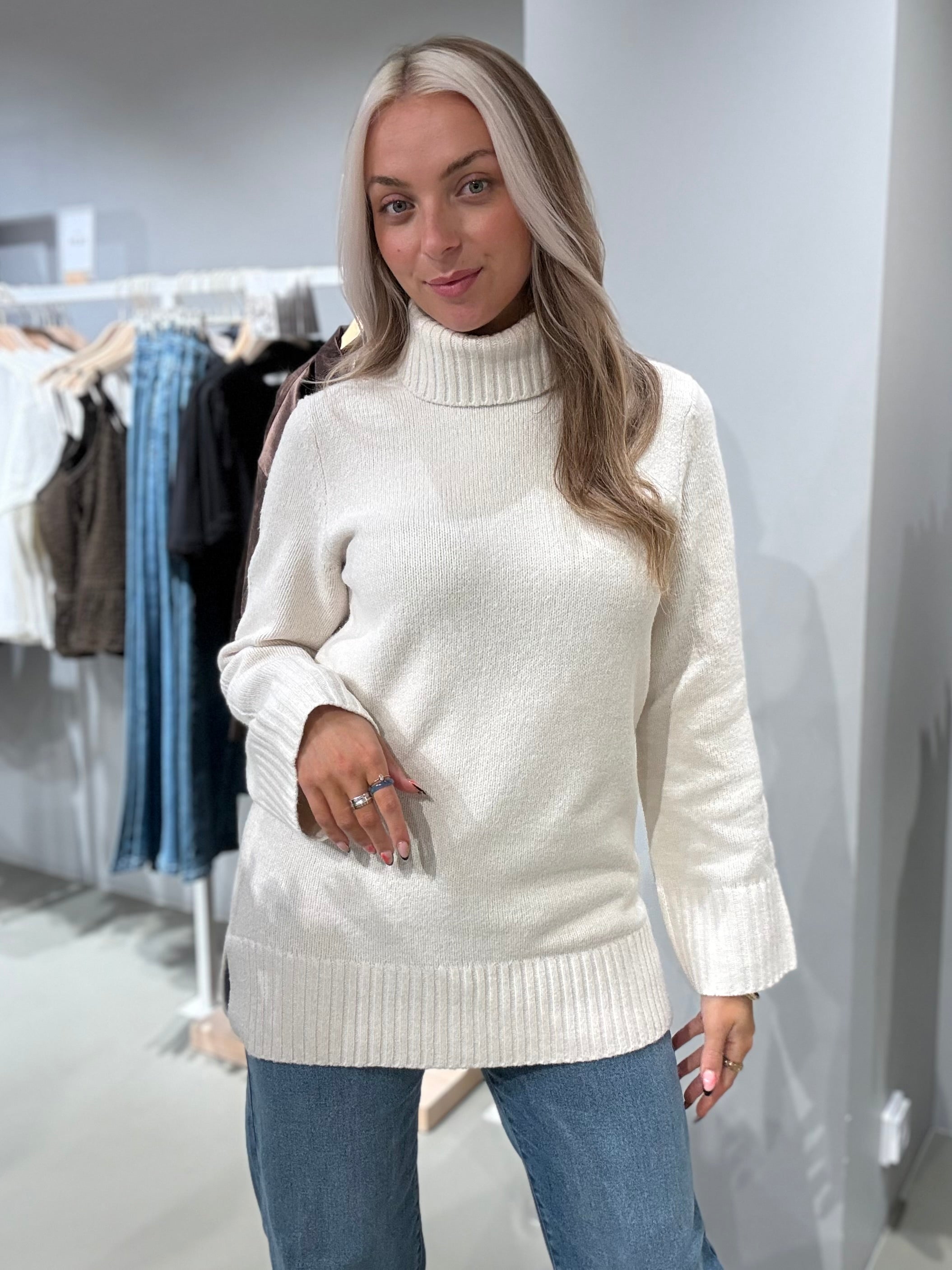OBJMALI Pullover - Birch
